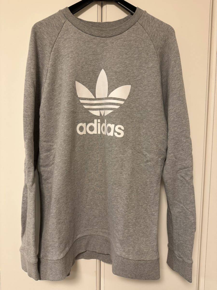 adidas アディダス トレーナー メンズ 男性用 グレー拍卖
