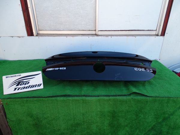 L2411vc Mercedes-AMG純正 EQE53 V295 トランク スポイラー付 A2957570500 (A2957502300) オプシディアンブラック197拍卖