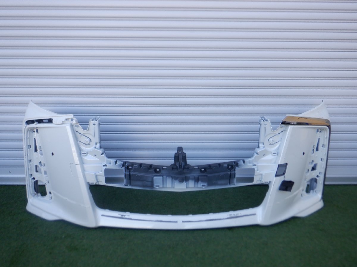 純正 AGH30 AGH35 GGH30 GGH35 30 アルファード S SC 後期エアログレード フロントバンパー 52119-58610 パール白070 m-23-12-227拍卖