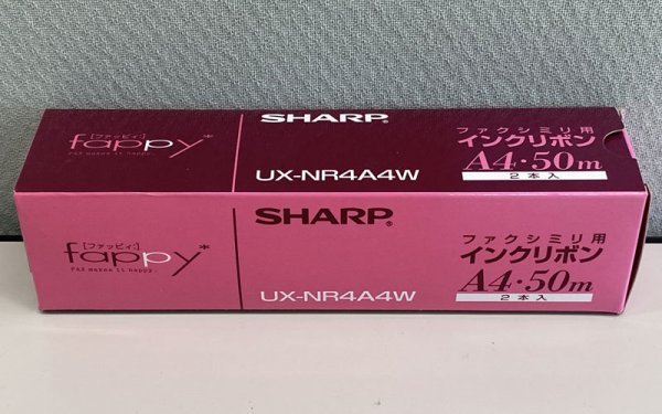 SHARP ファクシミリ用インクリボン UX-NR4A4W 50m 1本のみ 純正品拍卖