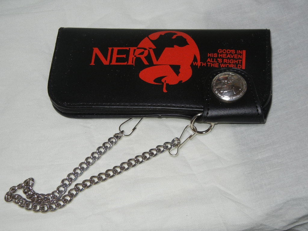《非売品》新世紀エヴァンゲリオン☆NERV☆ネルフ☆ロングウォレット☆チェーン【新品未使用品】拍卖