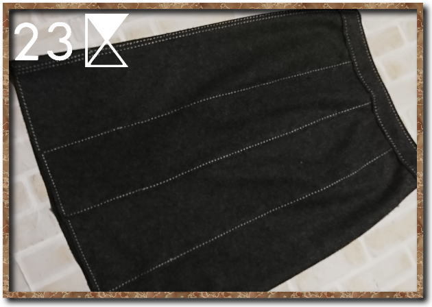 ☆23区 ステッチ入りウールスカート チャコール☆拍卖