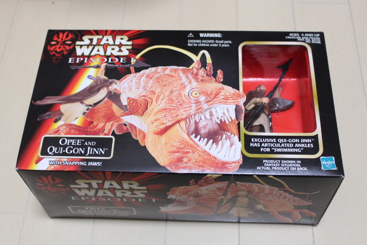 ★残りあと1個!! ★25年前!! 絶版★SWボックスセット多種類を出品中★ハズブロ EPⅠ OPEE+クワイ=ガン・ジン★拍卖