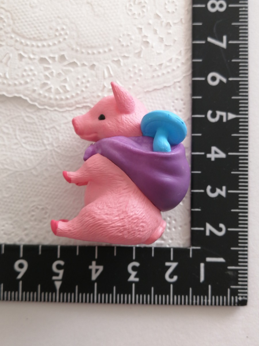 3r1129 ドール用 お友達 ピンク ブタさん ぶた 豚 きのこ ミニチュア momoko バービー ジェニー 1/6ドール拍卖