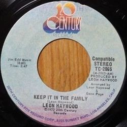 LEON HAYWOOD / KEEP IT IN THE FAMILY拍卖