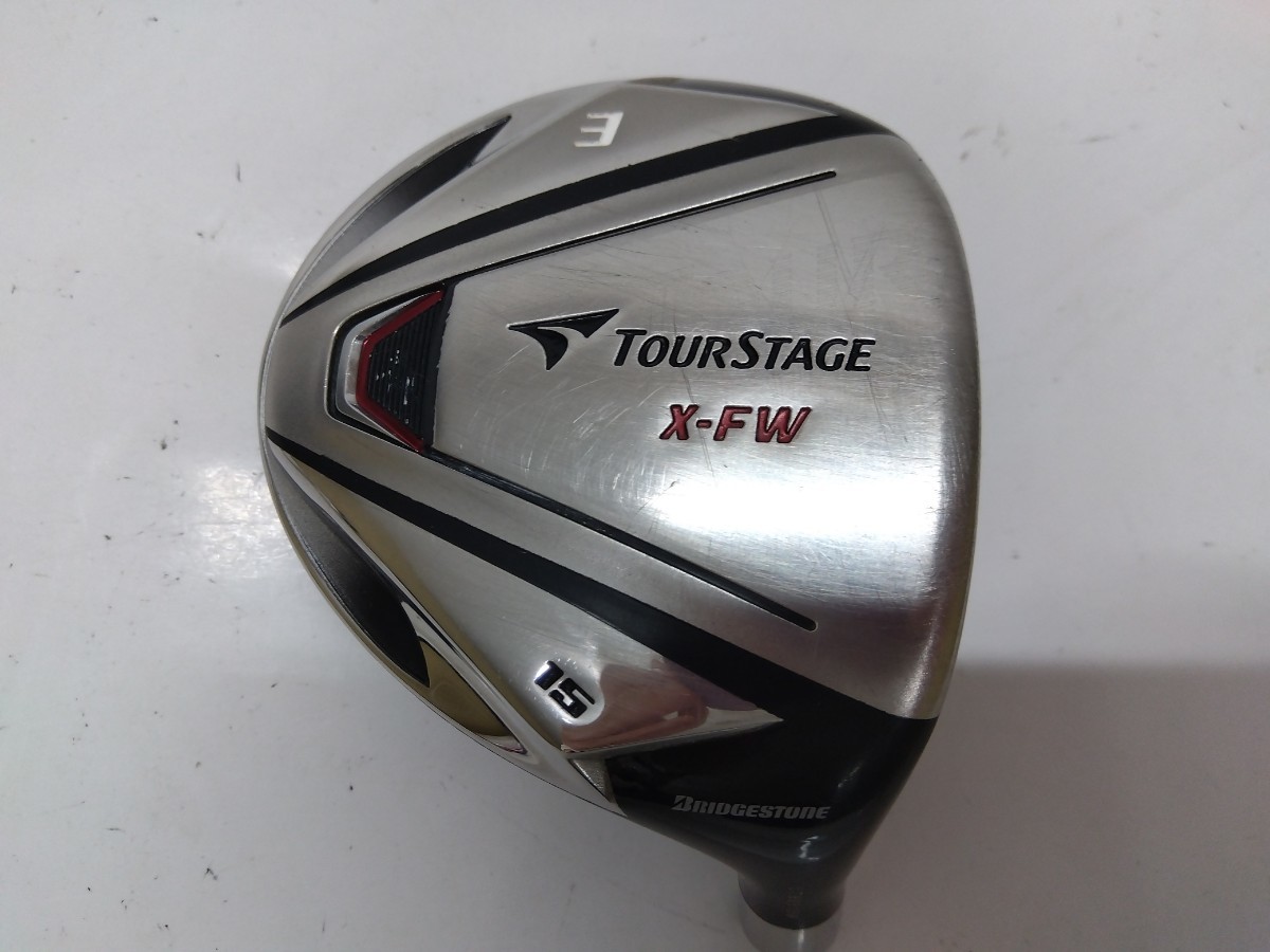 【ヘッド】FW BRIDGESTONE ブリヂストン TOURSTAGE X-FW 3W 15度 217g ツアーステージX-FW フェアウェイウッド ヘッド単品拍卖