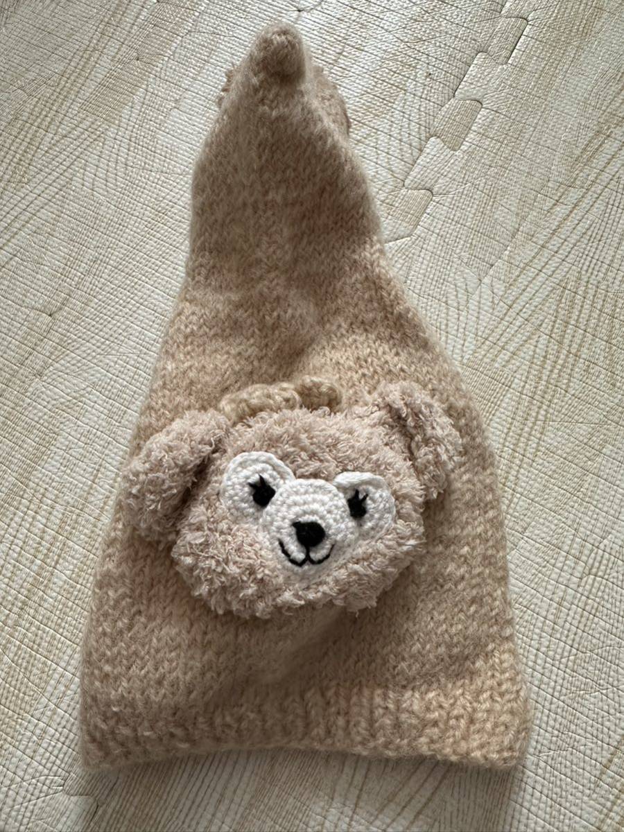犬服 フード付きセーター ハンドメイド シェリーメイ テディベア くま S〜Mサイズ ペットパラダイス拍卖