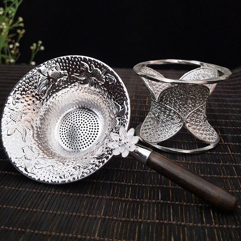 ZPT580☆おしゃれな呈茶時間☆茶コシ ストレーナー ティーストレーナー キッチン雑貨 エレガント 金魚 持ち手 ギフト プレゼント かわいい拍卖