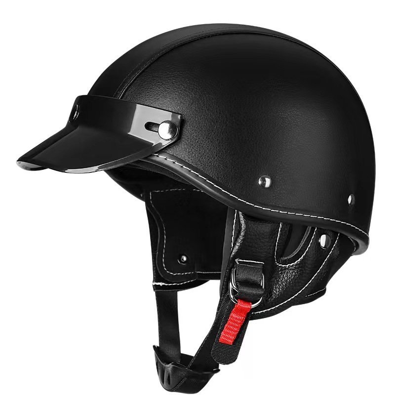 L179★新品 ジェットヘルメット ダブルシールド バイクヘルメット ハーフヘルメット 半帽 男女兼用 バイク用品 全7色拍卖