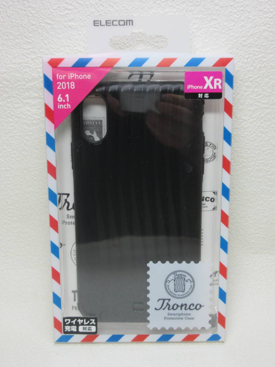 新品◆ELECOM iphoneXR ポリカケース 黒 PM-A18CHCCBK◆拍卖