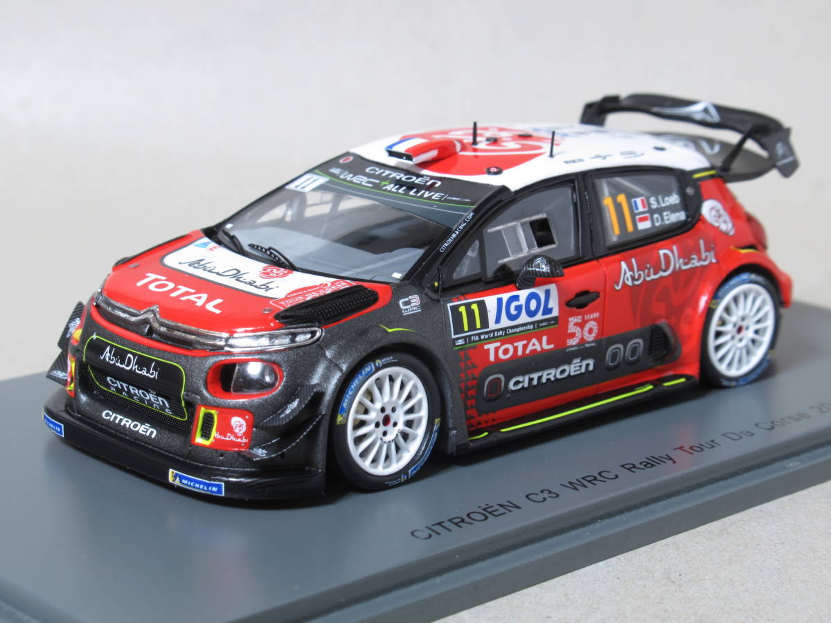 1/43 シトロエン C3 WRC #11 S.ローブ ツールドコルス 2018 拍卖