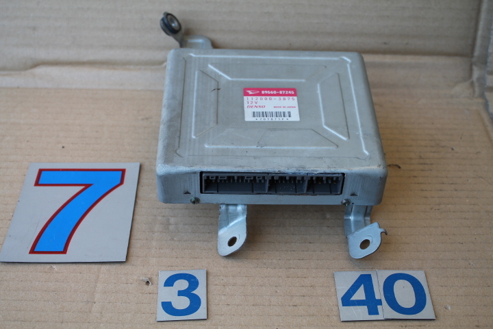 KL-638-7 ダイハツ L500S ミラ エンジンコンピューター ECU 89560-87245 / 112000-3875 DENSO拍卖