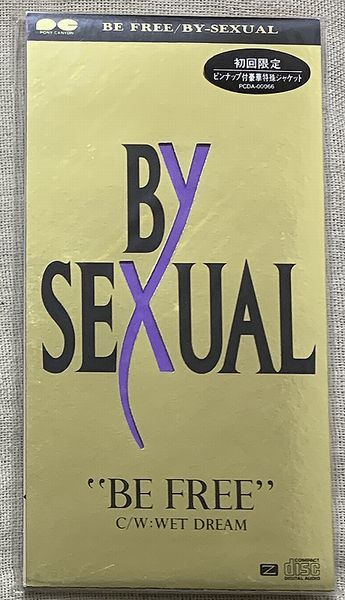 8cmCDシングル BY-SEXUAL プロモ Promo 初回のピンナップ・ジャケット BE FREE WET DREAM バイセクシャル PCDA-00066 ピンナップにスレ拍卖
