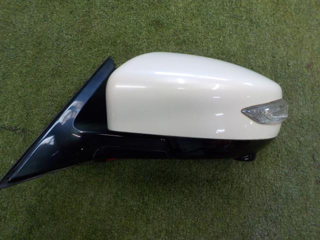 ティアナ L33 左サイドミラー QX1/パールホワイト拍卖