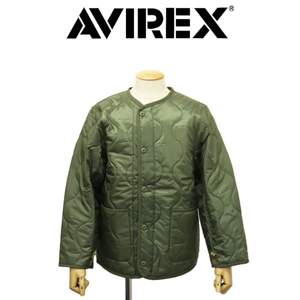 AVIREX (アヴィレックス) 3952016 QUILTING LINER JACKET キルティング ライナージャケット 5952042 310OLIVE XXL拍卖