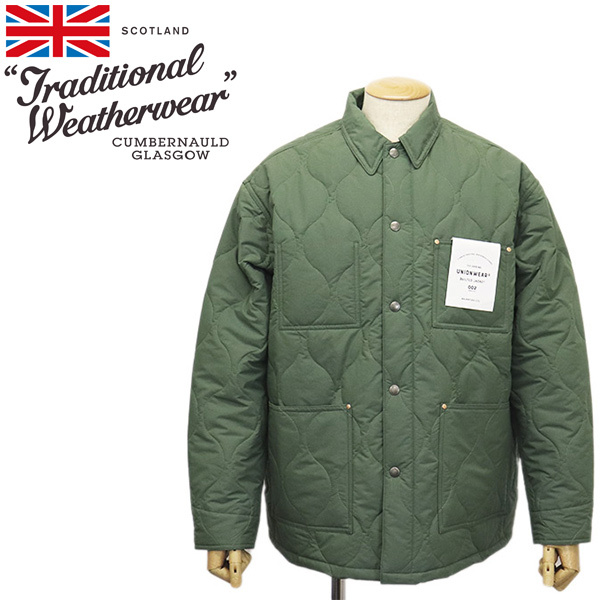 Traditional Weatherwear (トラディショナルウェザーウェア) L232APQBL0373EG UNIONWEAR QUILTED JACKET 002-L キルテッドジャケット 002拍卖