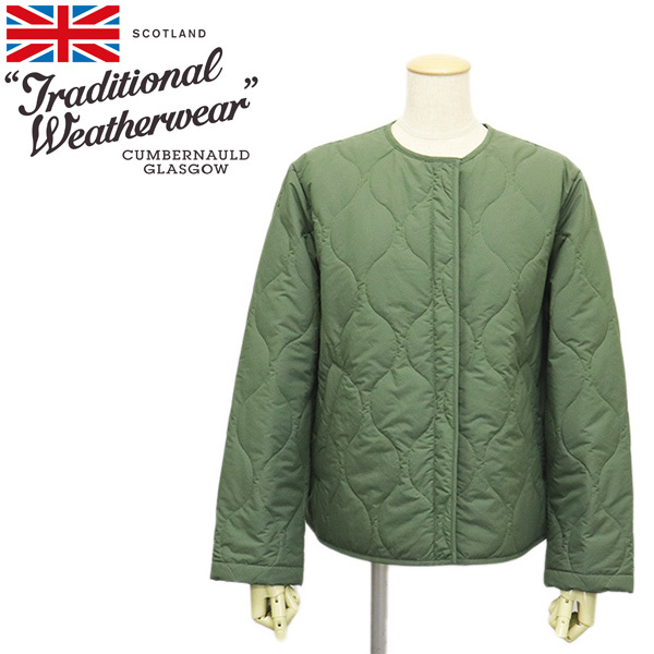 Traditional Weatherwear (トラディショナルウェザーウェア) L232APQCO0378EG ARKLEY ZIP アークリー ジップ レディースオニオンキルティン拍卖