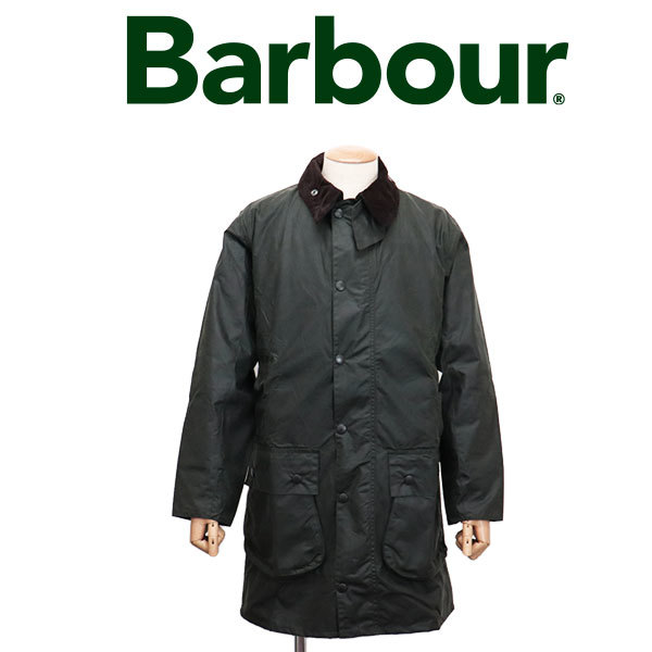 BARBOUR (バブアー バブワー) MWX0008 border wax JKT ボーダー ワックス コットン コート ジャケット SG91SAGE BBR033 38拍卖