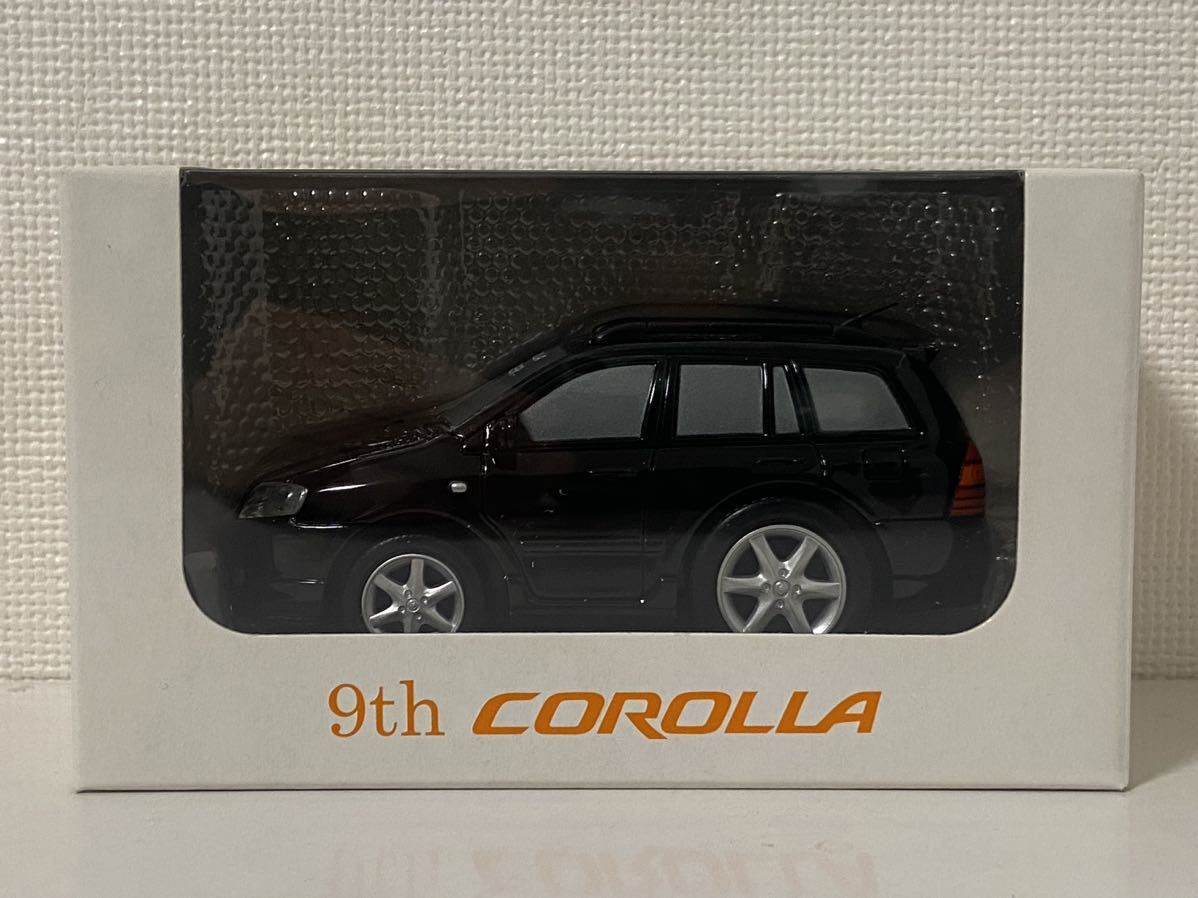 トヨタ 9代目カローラ フィールダー ブラック プルバックカー カラーサンプル TOYOTA COROLLA FIERDER 9th拍卖