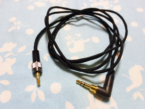 SONY MDR M1ST MV1 用 ロック機構付き BELDEN 1804a 3.5mm3極 L字 140cm 少し長め トープラ販売 超高品質ver ( 延長 2.5mm4極 対応可能)拍卖