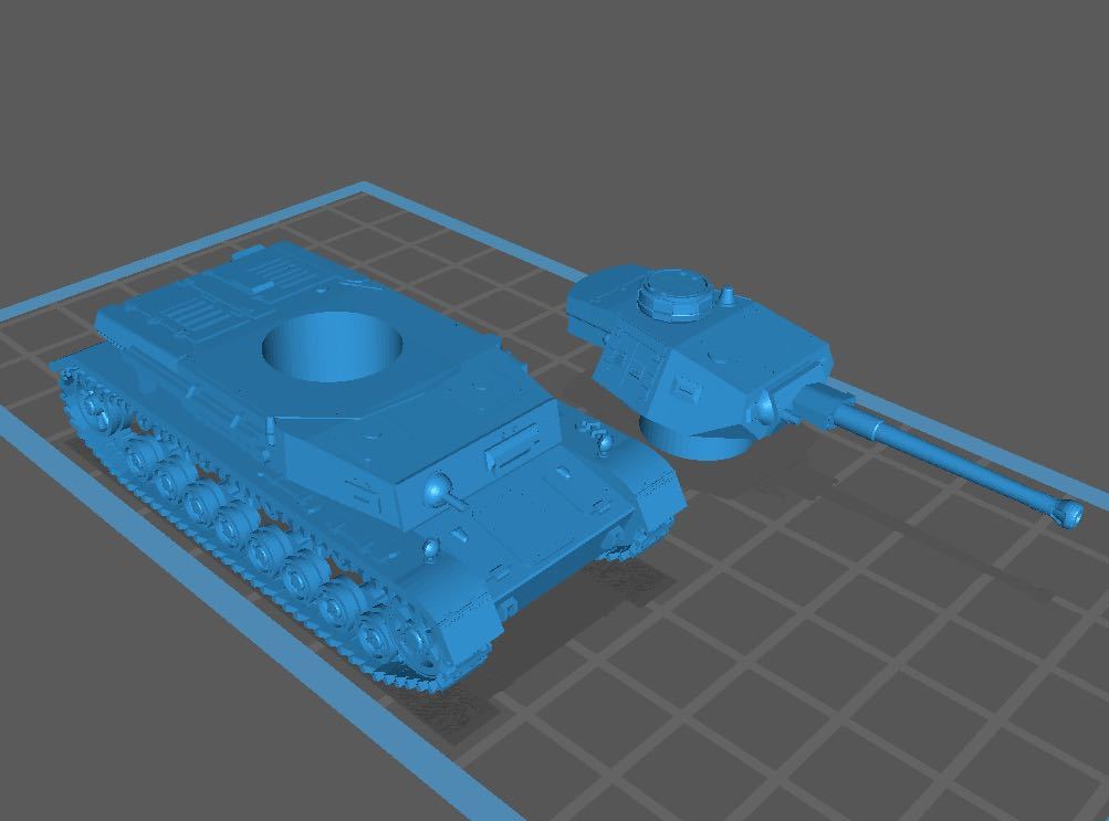 1/144 レジンキット 未塗装 WWⅡ ドイツ軍 Ⅳ号シリーズ 4号F2型 中戦車 Bワールドタンクミュージアム 【同梱可能】230114拍卖