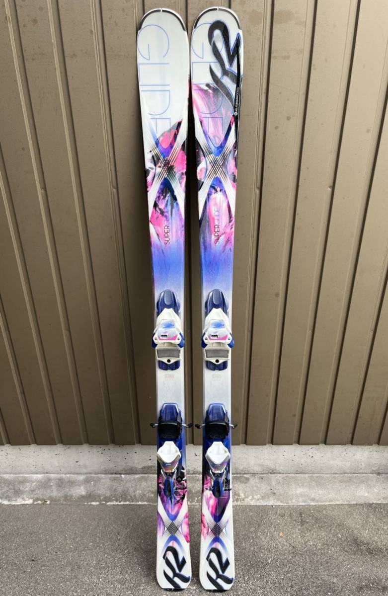 【美品】K2(ケーツー) SUPER GLIDE スキー板 160cm ビンディング マーカー拍卖