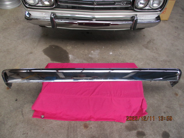 ☆ ハコスカ 箱スカ 純正 未使用・前期リヤバンパー 朝日メッキ製造 GC10系 ☆拍卖