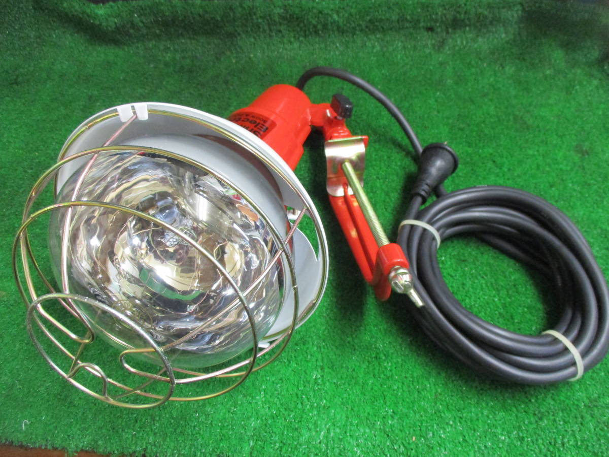 リフレクター投光器 500W 屋外型 コード5メーター 新光電機製 1個¥2000 お引き取りのみ対応拍卖