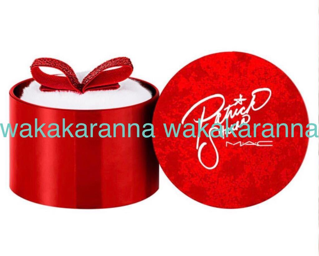 新品MAC限定品 セット パウダー パトリックスター クリスマス パトリックス パウダー カラーレス マット14.5gレッド 赤 フェイスパウダー拍卖