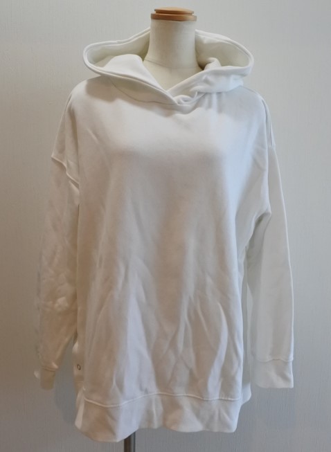 AMERICAN HOLIC アメリカンホリック パーカー 長袖 Lサイズ オフホワイト サイドボタン ymdnrk a201h1228拍卖