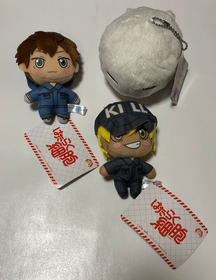 はたらく細胞 キーチェーンマスコット Vol.2 キラーT細胞 & B細胞 & 不機嫌なモノノケ庵 續 ボールチェーン付きぬいぐるみ モジャ拍卖