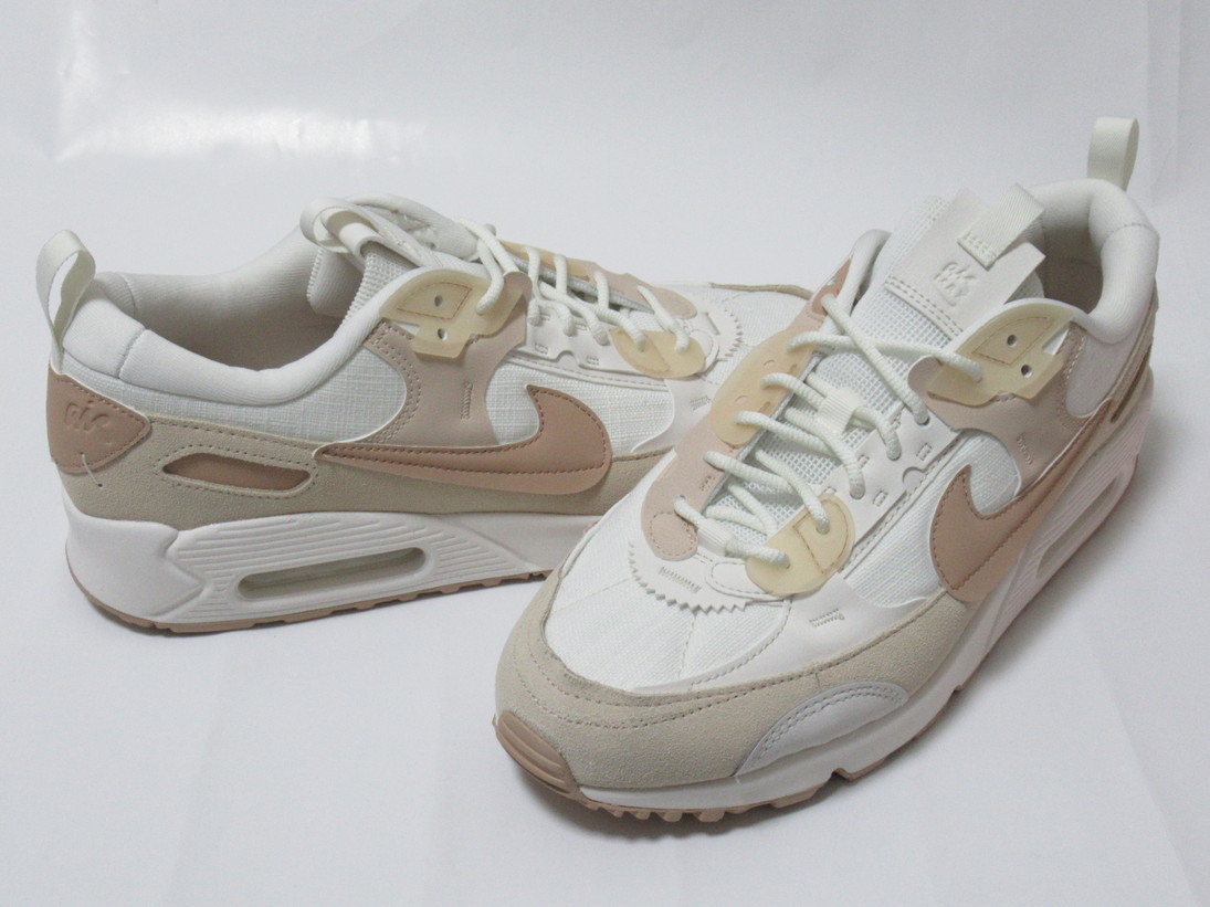 NIKE W AIR MAX 90 FUTURA アースカラー セイル 27.5cm ナイキ ウィメンズ エアマックス フューチュラ DV7190-100拍卖