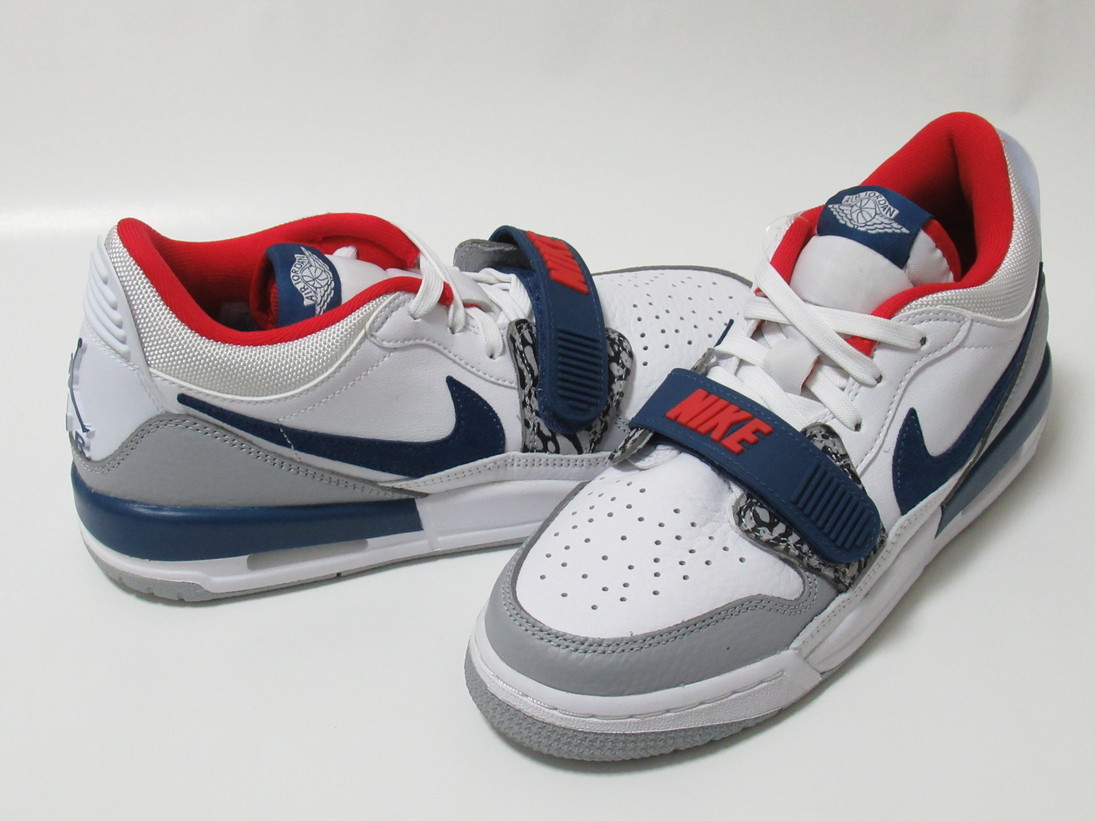 AIR JORDAN LEGACY 312 Low GS 白 紺 灰 23.5cm ナイキ NIKE エアジョーダン レガシー ホワイト グレー ジュニア レディース CD9054-104拍卖