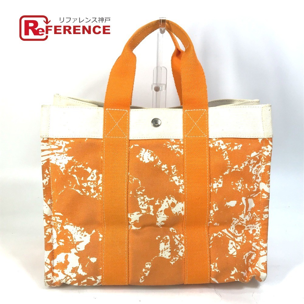 HERMES エルメス ボラボラ PMシュバル シュプリーズ ポーチ付き カバン ハンドバッグ トートバッグ オレンジ レディース【中古】拍卖