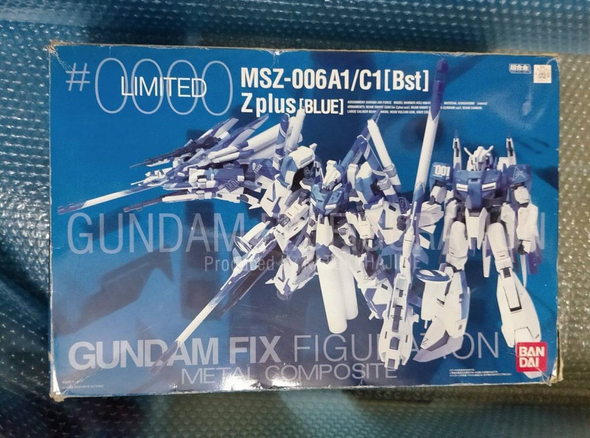 GUNDAM FIX FIGURATION METAL COMPOSITE #0000 LIMITED Zplus〔BLUE〕MSZ-006 A1 GFF メタルコンポジット ゼータプラス Zガンダム 超合金拍卖