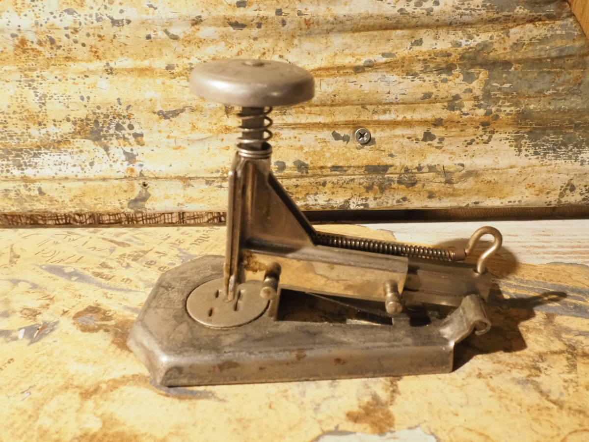 【フランス蚤の市ステープラ】文具デスクアイテム古道具アンティーク骨董インテリア卓上インダストリアル机文房具事務用品ホチキス拍卖