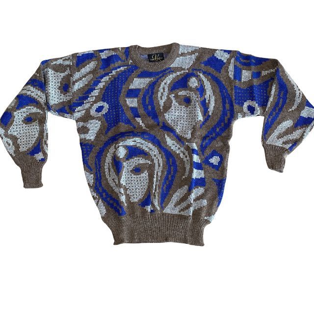 新品 ヴァレンチノアルファ クルーネックニット セーター アクリル ウール VALENTINO ALPHA ハイデザイン 未使用品 雅瀬229拍卖