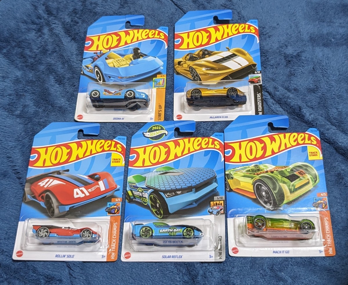 ホットウィール ベーシックカー アソート ( Nミックス) (1/72スケール C4982)他4台④拍卖