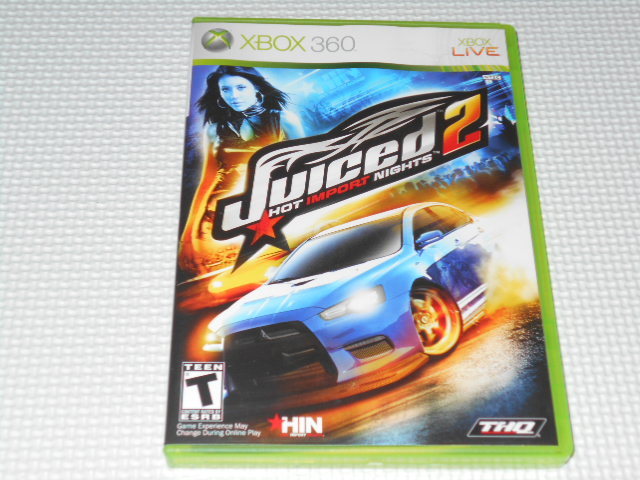 xbox360★JUICED 2 HOT IMPORT NIGHTS 海外版 北米版★箱付・ソフト付拍卖