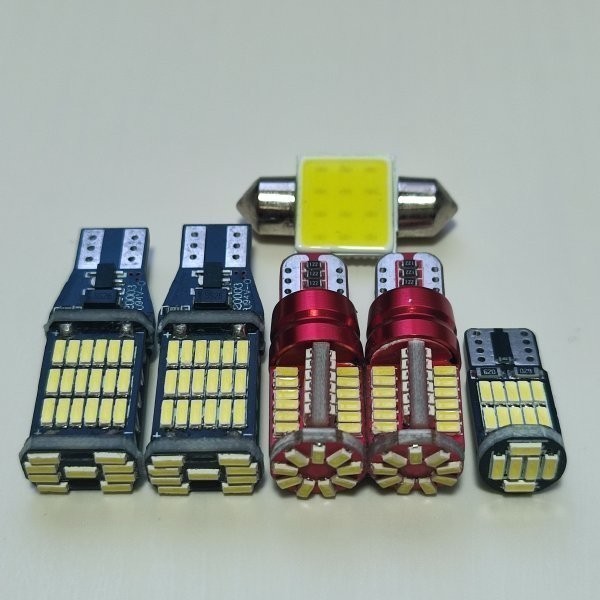 HG21S セルボ 超爆光! T10 LED バックランプ ポジション球 ナンバー灯 6個セット ホワイト スズキ /45/57/26/t31拍卖