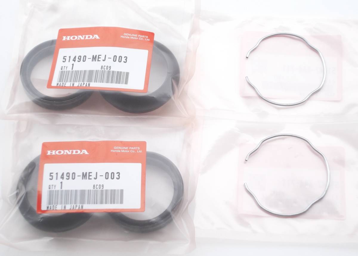 新品 純正 CB1300・CB900F ・CBR1000RR・CBR600F フロントフォークシール・オイルシールクリップ拍卖