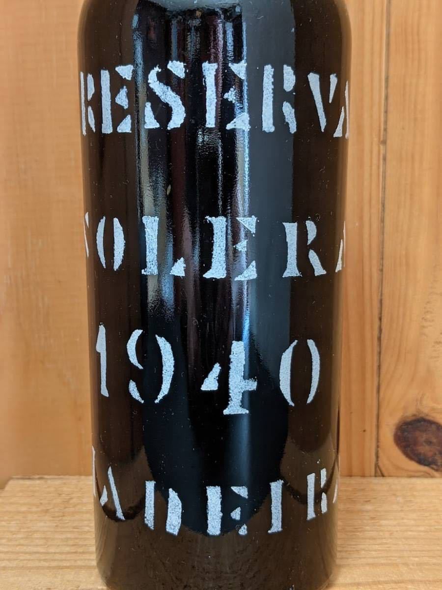 1940 H.M. Borges Madeira Reserva Solera マデイラワイン マディラ拍卖