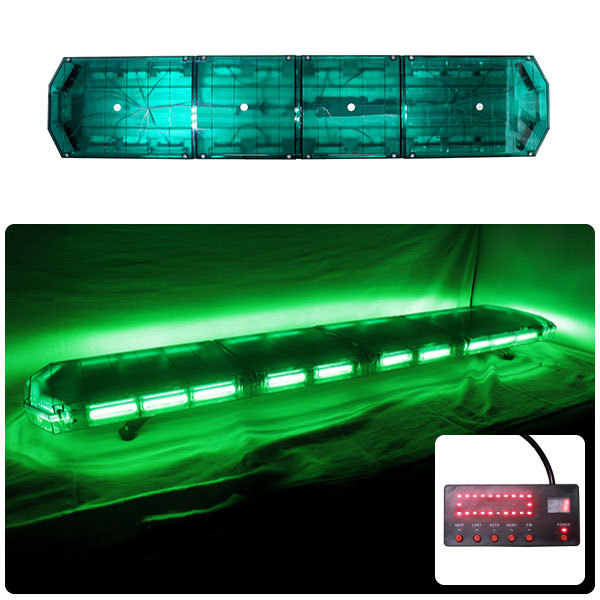 【全長150cm】LED 回転灯 大型ラウンドタイプ【グリーン】緑色 緑 高照度COBチップ採用 道路運送車 大型トレーラー 先導車 WB-833-150拍卖