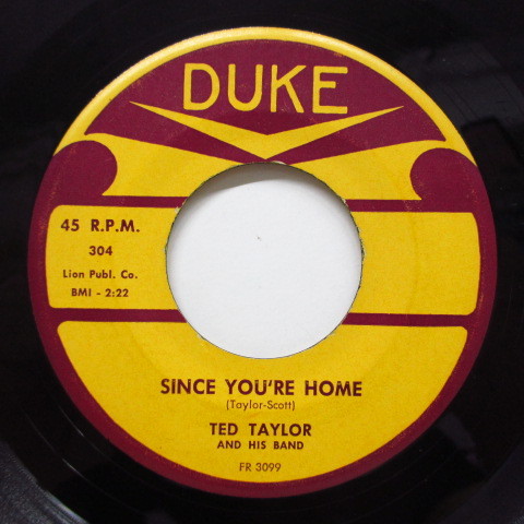 TED TAYLOR-Since You're Home (Orig)拍卖