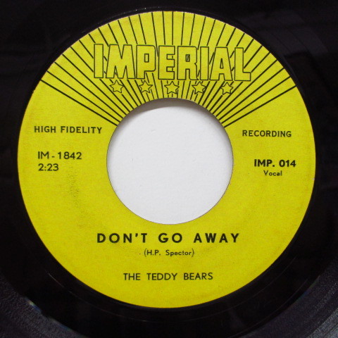 TEDDY BEARS-Don't Go Away (CANADA)拍卖