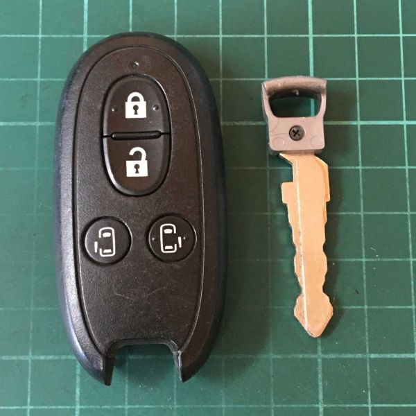 MS3888三菱 純正 スマートキー ekスペース ソリオバンディッド デリカD2等 キーレス 4ボタン スズキスペーシア スライドドア拍卖