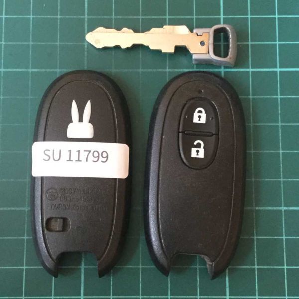 SU11799スズキ 純正 007YUUL0212 HE22S ラパン スピアーノ アルト等 2ボタン スマートキー キーレス リモコン拍卖