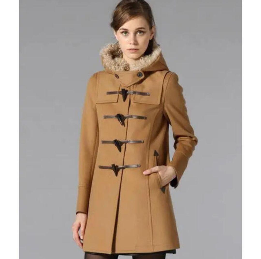 超美品 【LOVELESS】カルガンラム ダッフルコート キャメル ラブレス拍卖