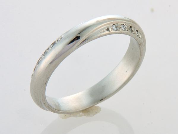 ★☆見て!4℃●Pt950プラチナ天然ダイヤリング指輪9号!MJ-1270拍卖