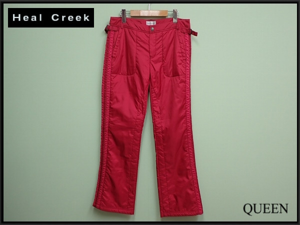 Heal Creek 中綿パンツ・44□ヒールクリーク/ゴルフ/防寒/赤/23*12*4-21拍卖